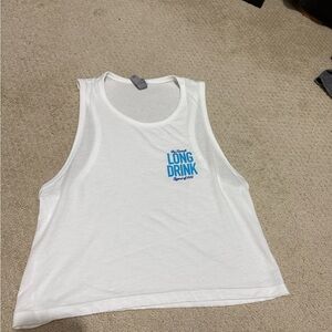 Long Drink Cropped Tank Merch